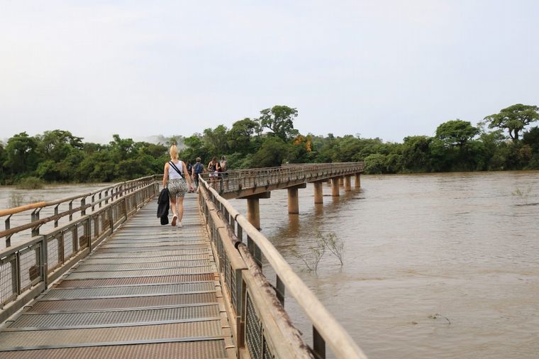 Agus Vivanco en la Garganta del Diablo 