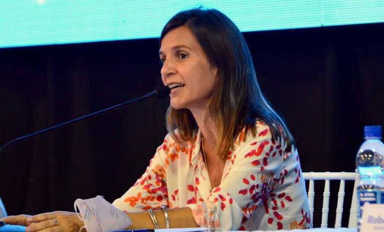 Fernanda Raverta, titular de la Anses.