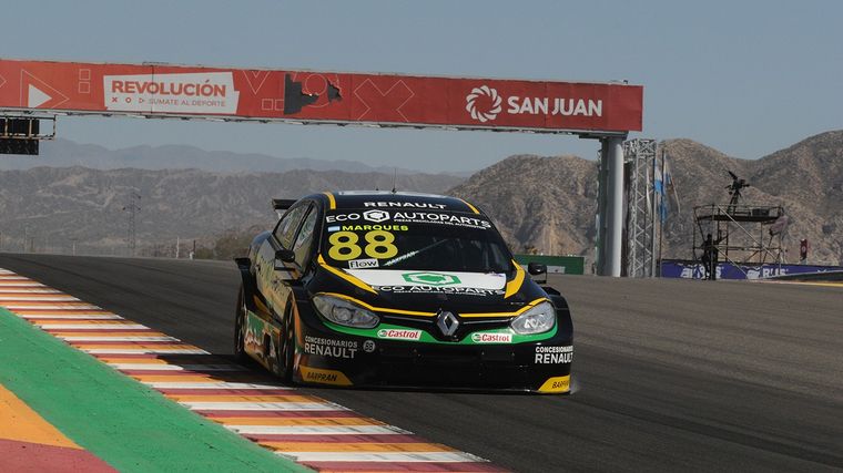 Facundo Marques también con Fluence, fué 3° clasificando.