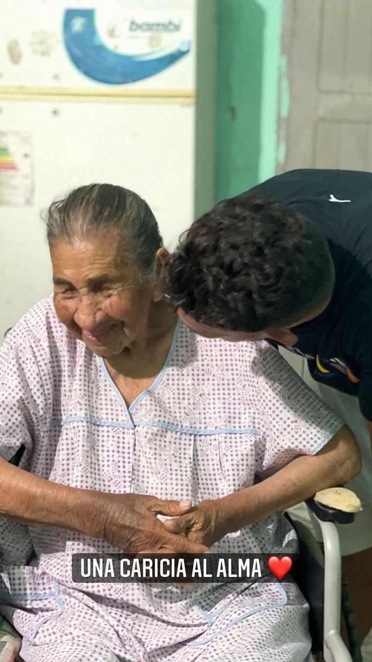 FOTO: Tévez viajó a Santiago del Estero en honor a su padre