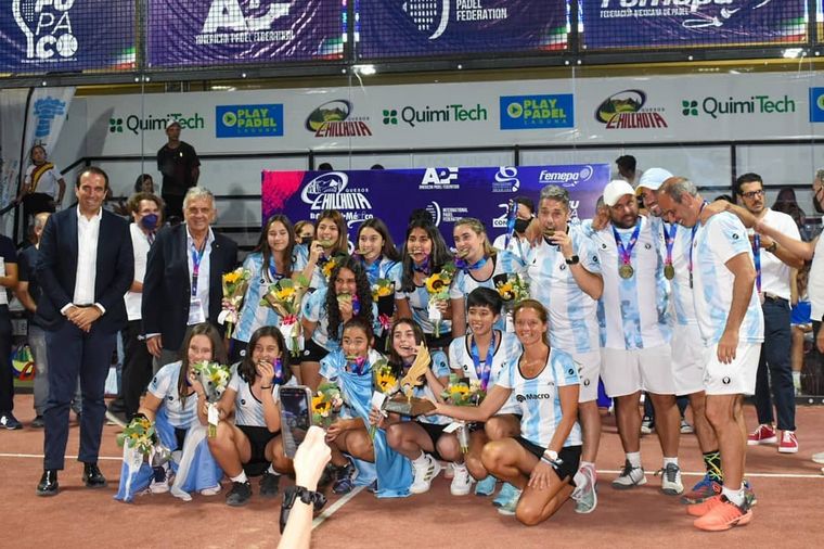 Argentina ganó el mundial de pádel de menores