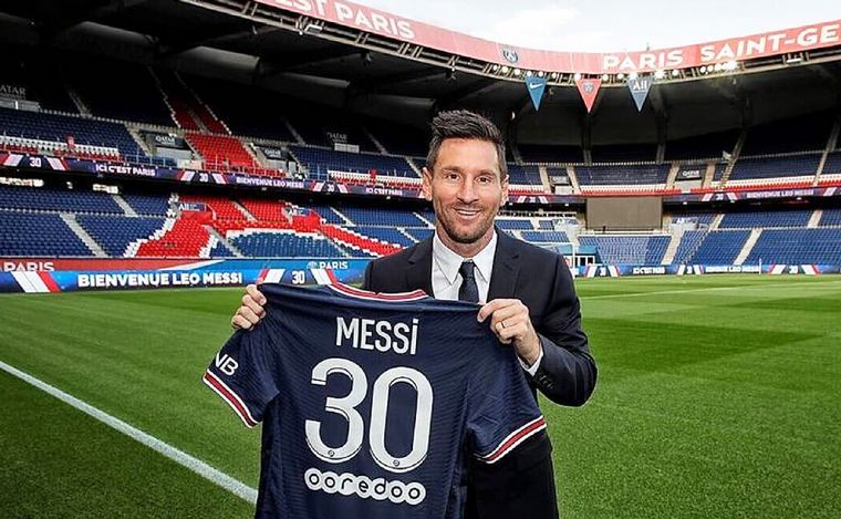 Messi llegó al PSG en la temporada 2021-22.