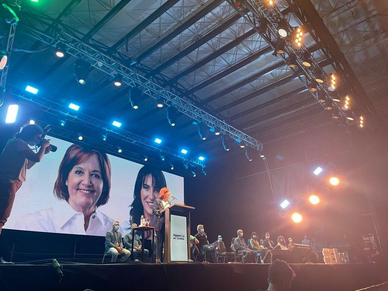 Es el primer acto del PJ con militancia tras las flexibilizaciones sanitarias. 