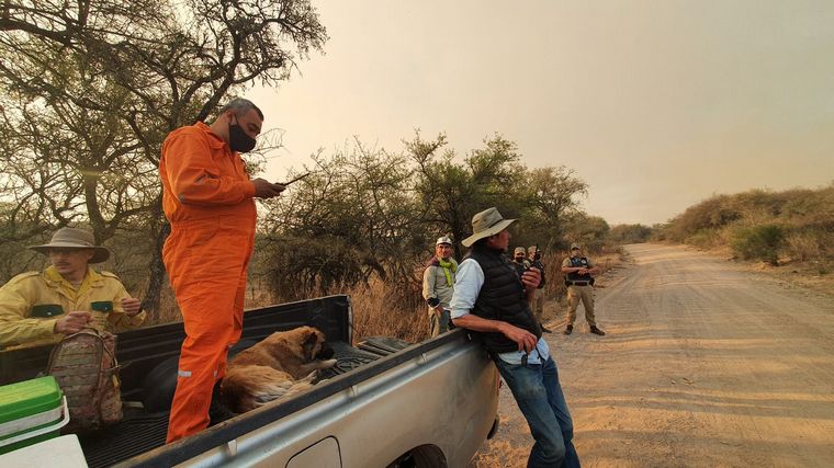 Incendio en el norte cordobés
