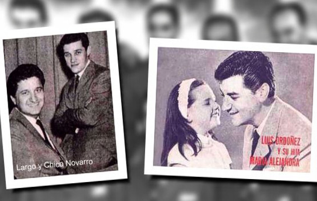 Largo y Chico Novarro. Luis Ordóñez y su hija