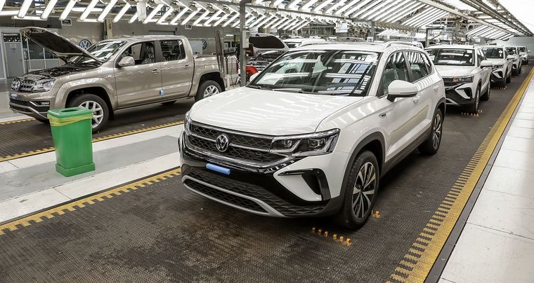 Volkswagen en Argentina alcanzó la producción de 11.445 unidades del nuevo SUV Taos.