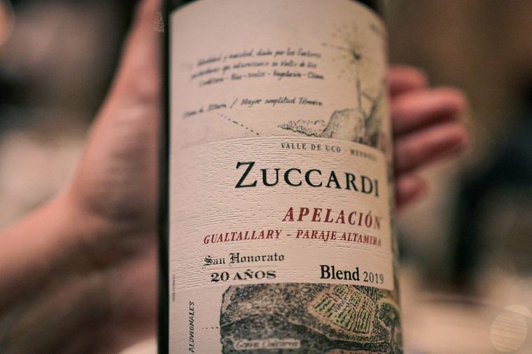 FOTO: Apelación Blend 2019, el vino que Zuccardi Valle de Uco elaboró para San Honorato.