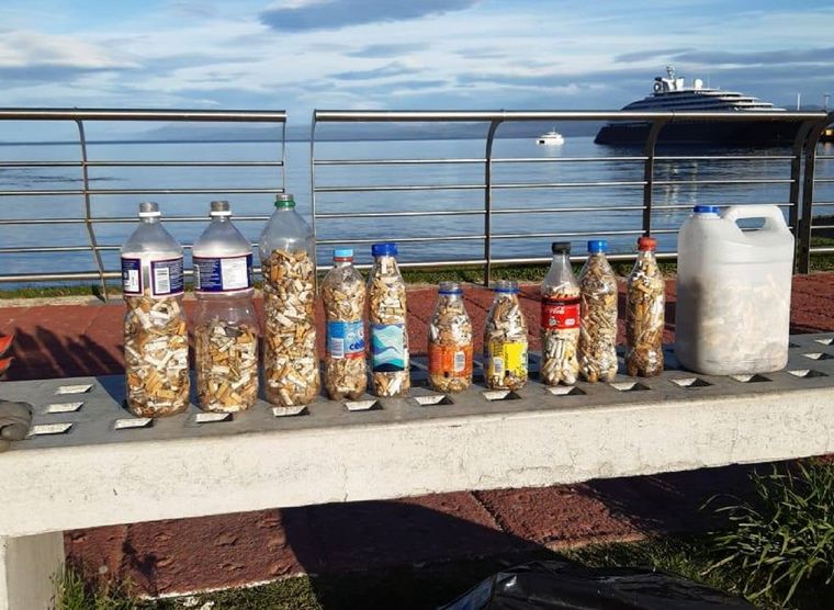 Ushuaia multará con hasta $ 18 mil por tirar colillas en la vía pública.
