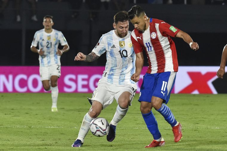 FOTO: El capitán, Lionel Messi, no tuvo un buen partido en Asunción. 