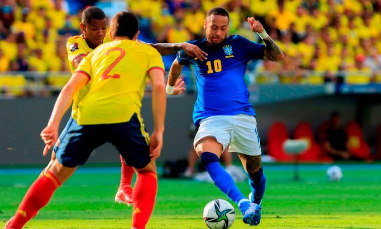 FOTO: Brasil no pudo con Colombia en Barranquilla.