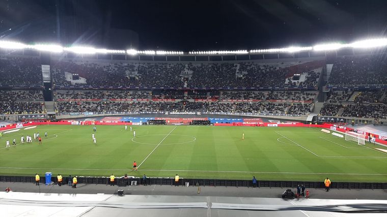 Los hinchas argentinos colmaron las tribunas del 