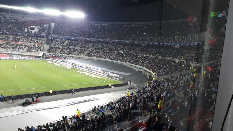Los hinchas argentinos colmaron las tribunas del 