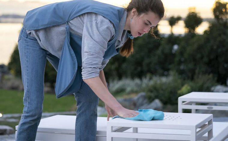 Un trabajo mal pago para huir de la violencia.