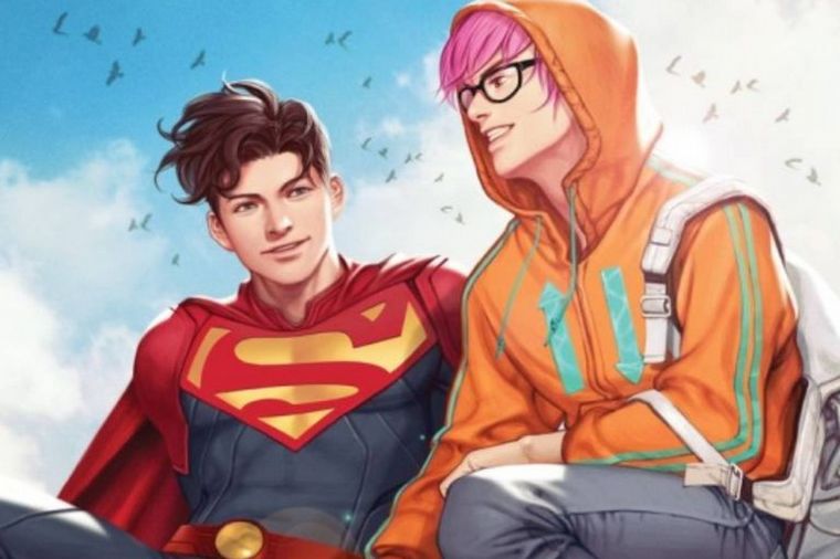 FOTO: El hijo de Superman aparece como bisexual en el último comic