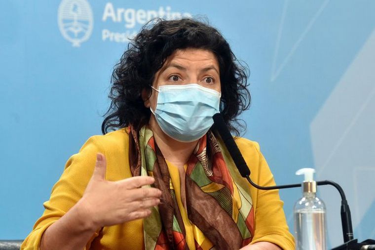 FOTO: Vizzotti: "Estamos en el 80% de las personas de la Argentina con al menos una dosis".
