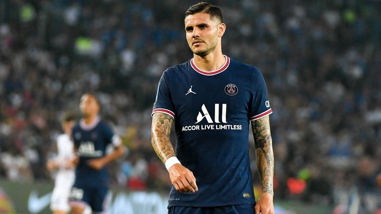 Mauro Icardi se ausentó del entrenamiento del París Saint Germain.