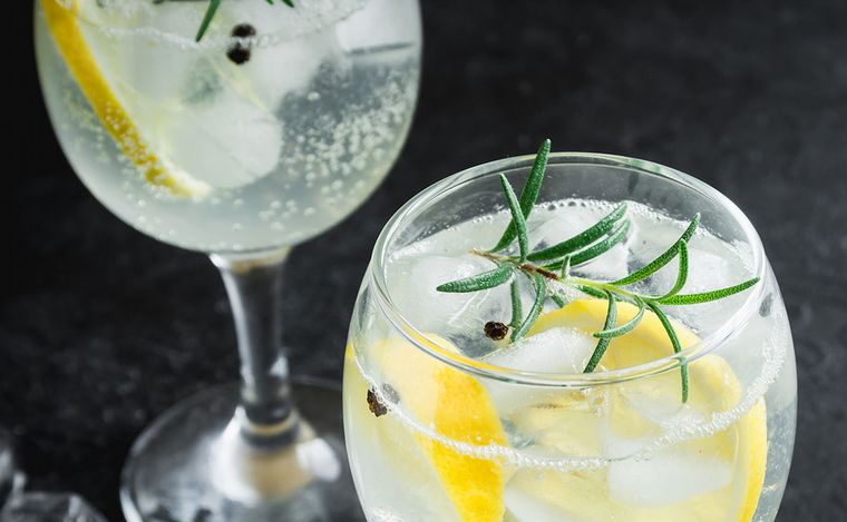 El gin tonic podría definirse como la mezcla armoniosa de gin, agua tónica y limón.
