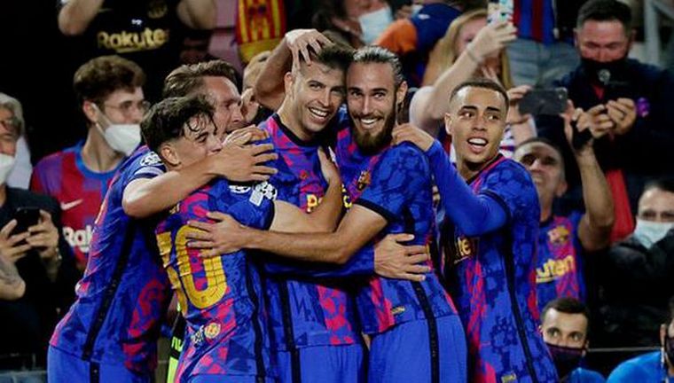 Piqué marcó el gol del triunfo