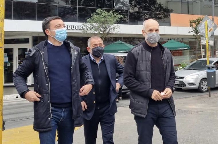 Horacio Rodríguez Larreta estuvo con de Loredo y Juez en Córdoba el 6 de octubre.
