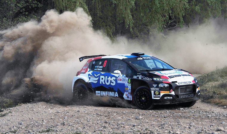 Ligato y su Citroën, escoltas en el Shakedown.