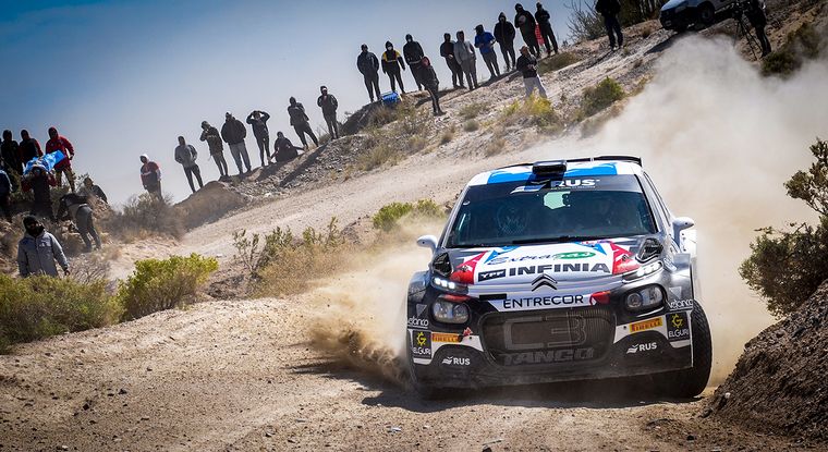 Ligato con el Citroën cerró el sábado a 10"7/10.