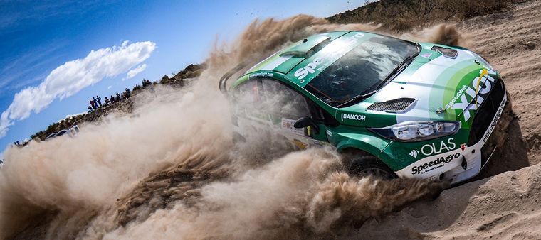 Intratable Nico Díaz en la mañana del domingo en Maxi Rally.