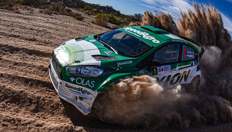Nico Diaz con el Fiesta ganó La Manzana en Maxi Rally.