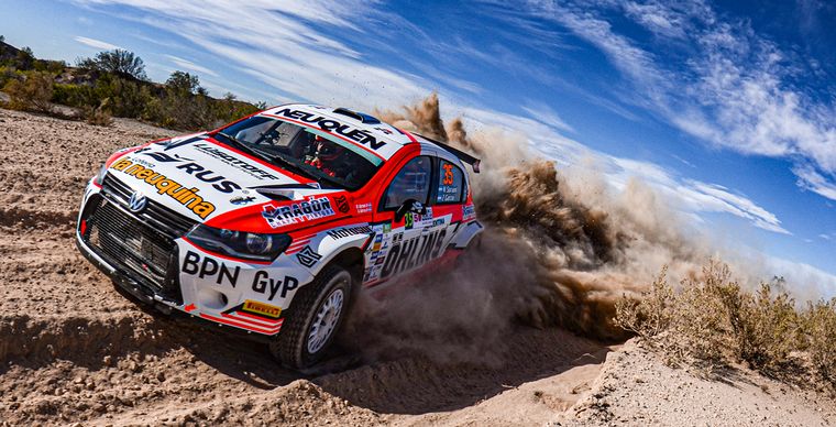 FOTO: Otro gran trabajo de Gastón Pasten, podio final en Maxi Rally.