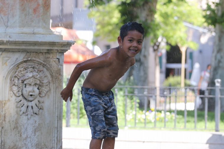 Los cordobeses vivieron un día de intenso calor.