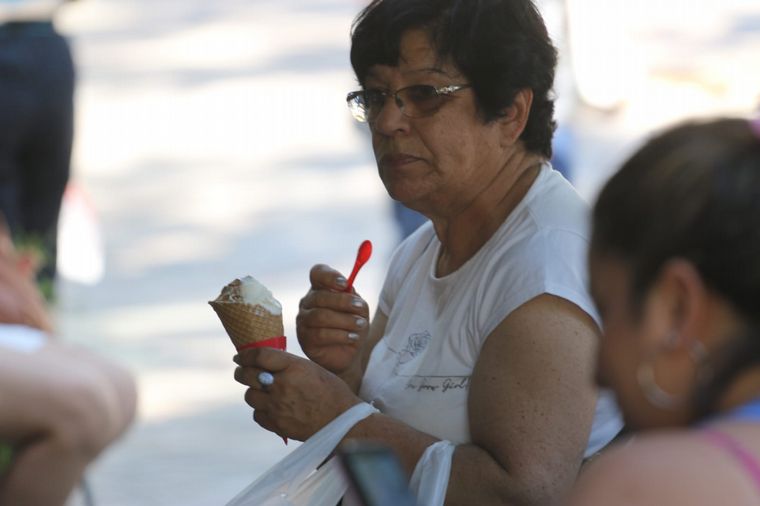 Los cordobeses vivieron un día de intenso calor.
