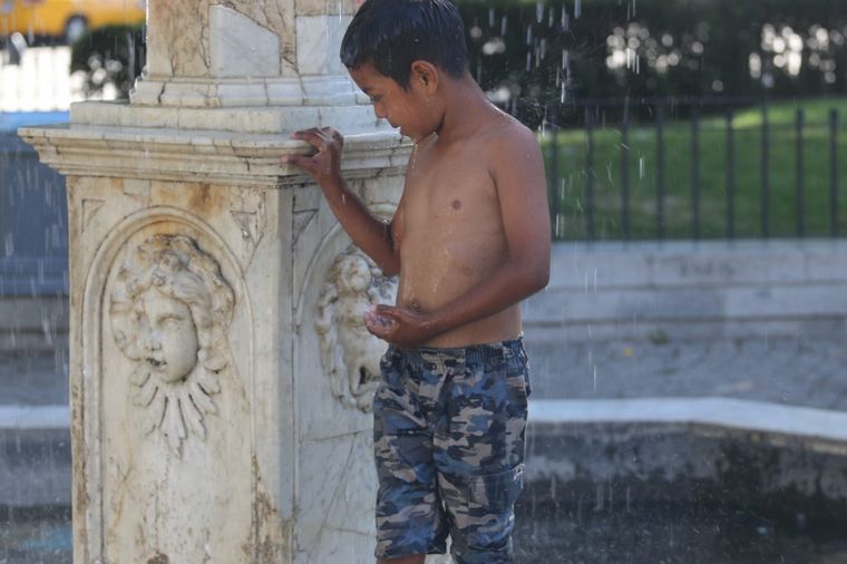 Los cordobeses vivieron un día de intenso calor.