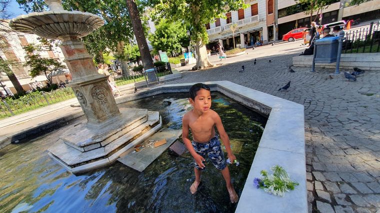 Córdoba superó los 40º en una jornada sumamente calurosa.