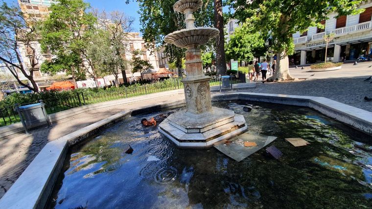 Los cordobeses vivieron un día de intenso calor.