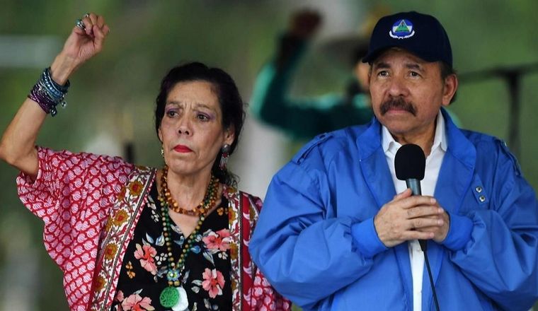 FOTO: Daniel Ortega y su esposa, Rosario Murillo.
