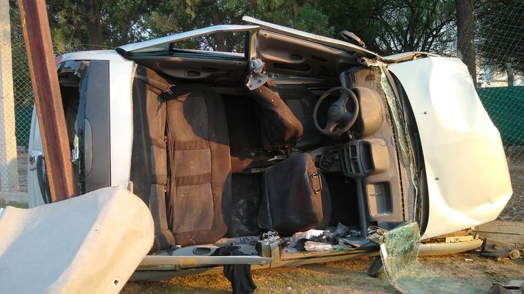 Terrible accidente dejó tres heridos graves