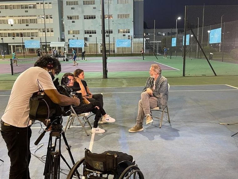 Bonadeo con Dani Giménez y Gustavo Fernández