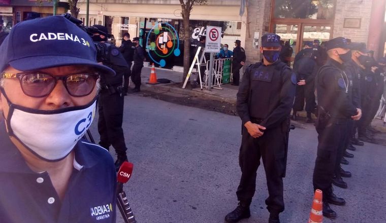 Orlando Morales, en Dolores por la indagatoria a Macri.