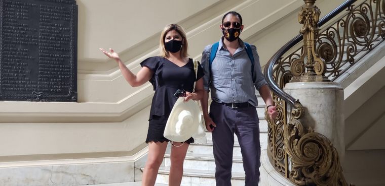 Geo Monteagudo y Raúl Monti, en Jujuy.