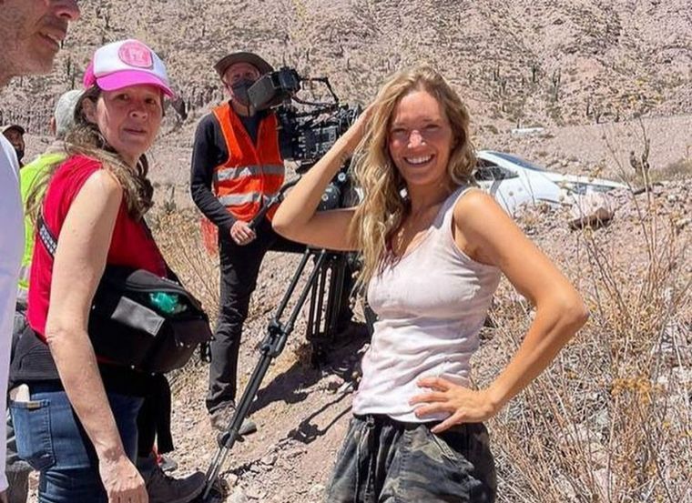 FOTO:  Luisana Lopilato había llegado a Jujuy para grabar una película