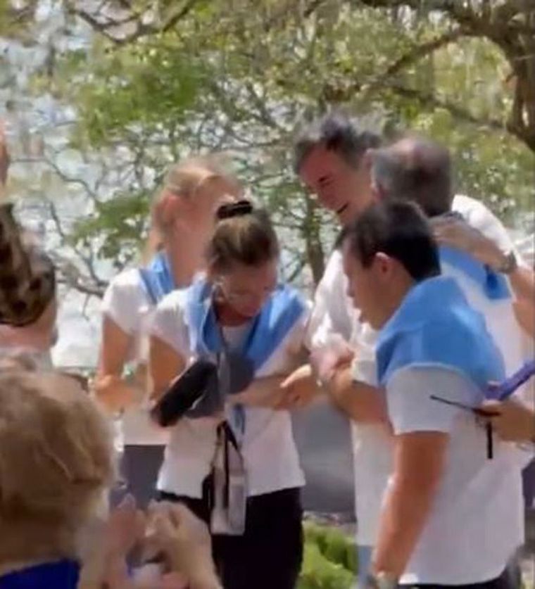 Esteban Bullrich fue parte de la peregrinación a la Virgen del Cerro, en Salta. 