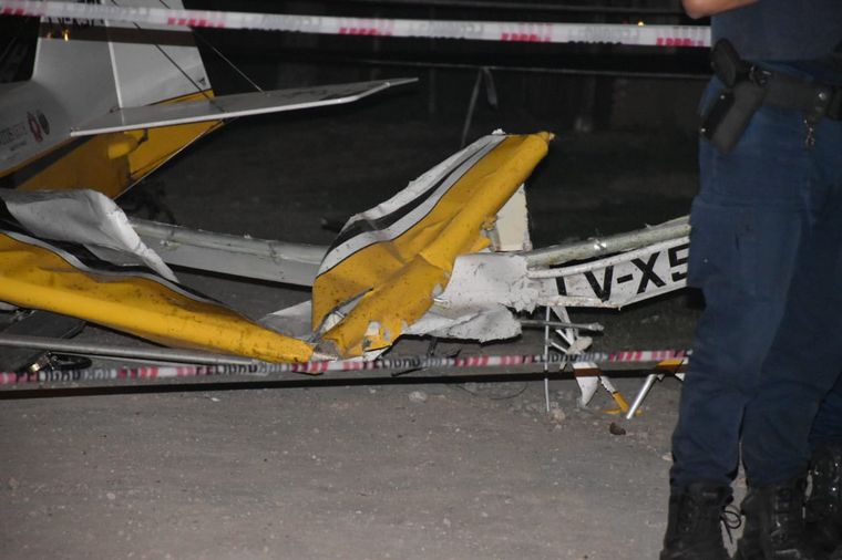 FOTO: Cayó una avioneta en Villa General Belgrano y hay heridos.