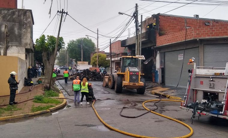 Incendio fatal en La Tablada.
