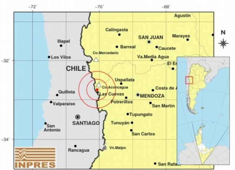 FOTO: Fuerte sismo asustó a Mendoza y se sintió en Chile