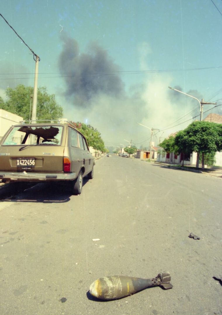 Impactantes imágenes de una jornada sumida en la tragedia