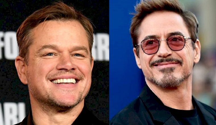 Matt Damon y Robert Downey Jr., en la nueva película de Christopher Nolan.
