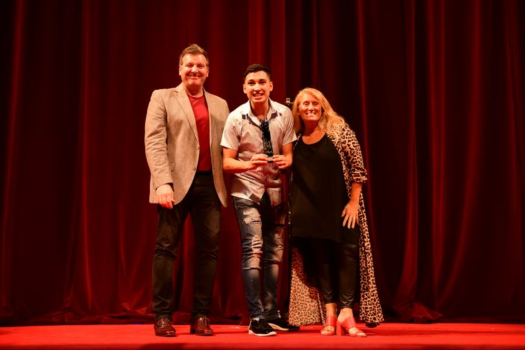 Fede Herrera ganó en la categoría Revelación en Cuarteto.