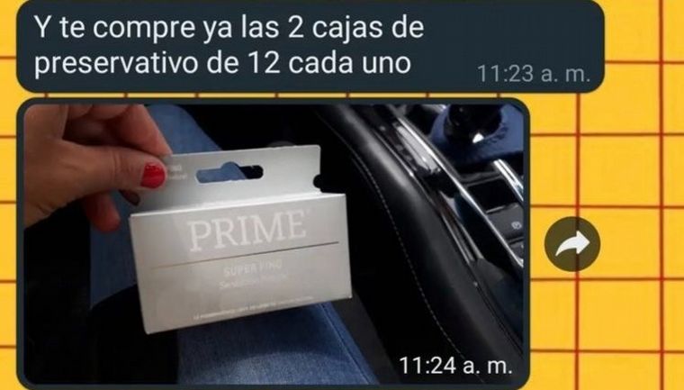 FOTO: Compró 24 condones a su hijo para Bariloche y se hizo viral