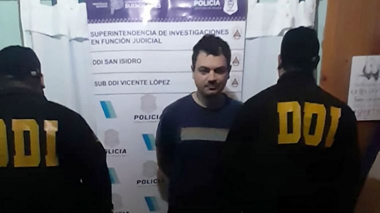 FOTO: Mazzini fue detenido este viernes en Don Torcuato, en la casa de su hermana.