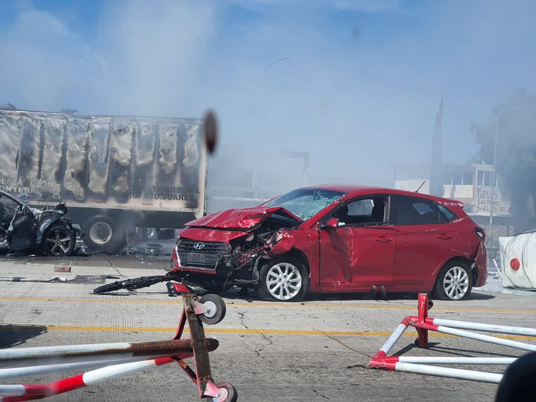FOTO: Trágico accidente en la autopista entre Puebla y Ciudad de México