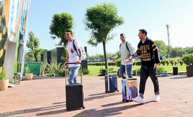 Di María, Paredes y Messi